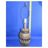 Wagon Wheel Hub Lamp