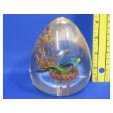 Acrylic Bird Paperweight