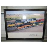 Union Pacific RR Framed Poster 26x20