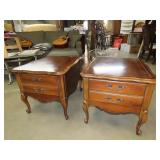 Pair of French Provincial End Tables