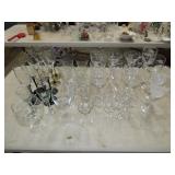 Lot of Glass Stemware