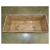 Wood Crawford Shoe Store Crate 40x17x13