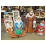 5 PC Nativity Blow Mold