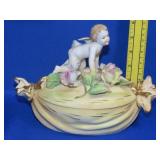 Moriyama China Porcelain Cherub Candy Dish