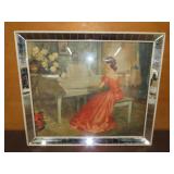 Antonia Zitlef Lady at a Piano Framed Print