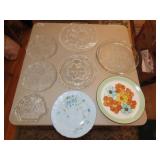 Lot of Glass Plates & Platters
