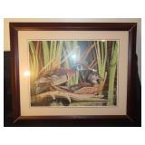 Framed Duck Print - 32x26