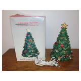 Decorated Lighted Christmas Tree