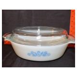 Anchor Hocking Blue Cornflower Casserole