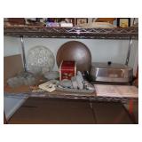 Shelf Lot of Glassware & Kitchenware