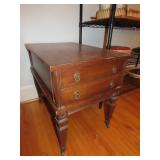 2 Drawer End Table