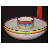 Treasure Craft Paradise Southwestern Chip-n-Dip