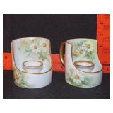 Pair of Handpainted Candle Holders