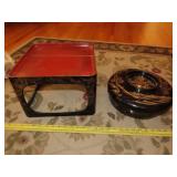 Japanese Storage Box w/ Display Stand
