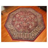 Octagonal Area Rug - 63 Square