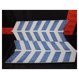 2 Blue & White Sushi Platters