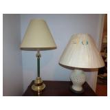 2 Table Lamps - 30" Tallest