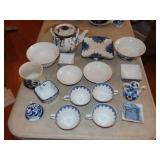 Lot of Blue & White Asian Pieces