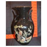 Asian Peacock Asian Decorated Vase