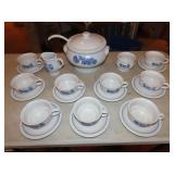 Pfaltzgraff Yorktown Blue Soup Set