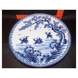 Blue & White Asian Bowl - 16"