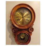 Figure Eight Wall Clock - No Key  - 19x11