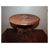 Asian Style Carved Plant Stand