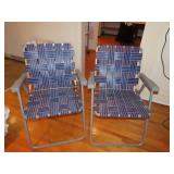 2 Folding Yard Chairs - Like NEW
