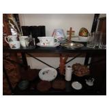 Double Shelf Lot of Glassware