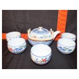 6 Piece Asian Teaset