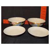 Pair of Asian Rice Bowls
