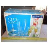 32 Piece Set of Luminarc Glasses