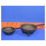 2 Cast Iron Laddles