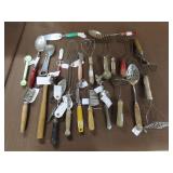 Lot of Vintage Kitchen Utensils