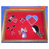 6pcs of Stained Glass Art