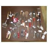 Lot of Vintage Kitchen Utensils