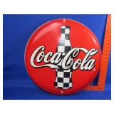 Plastic Double Sided Coca Cola Sign - 20"