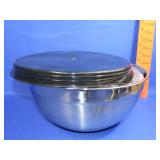 New Stainless Set of 6 Mixing Bowls