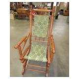 Antique Carpet Rocker