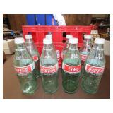 8 - 1 Liter Glass Coke Bottles
