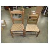 2 Primitive Chairs