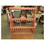 Wood Hanging Necklace Rack