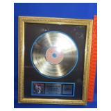 Billy Ray Cyrus Framed Gold Record w/ COA