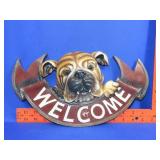 Composite Dog WELCOME Sign