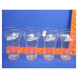 4 Coca Cola Glasses