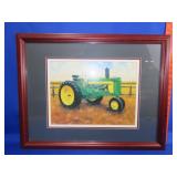 Framed John Deere Tractor Print -Charles Freitag