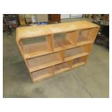Wood Cubby Shelf