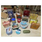 Lot of Advertising Tins & Cigar Boxes