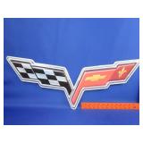 Metal Corvette Wall Art - 30W