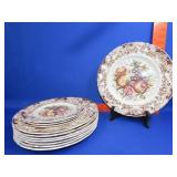 11 Johnson Bros. Winsor Ware Harvest Plates